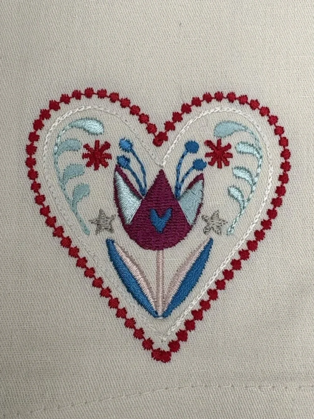 Cloth Table Napkins 20 x 20 Set of 6 Heart Soft Washable Cotton Reusable Napkins